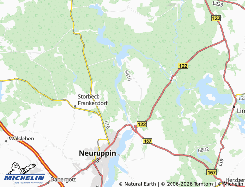 MICHELIN Molchow map - ViaMichelin