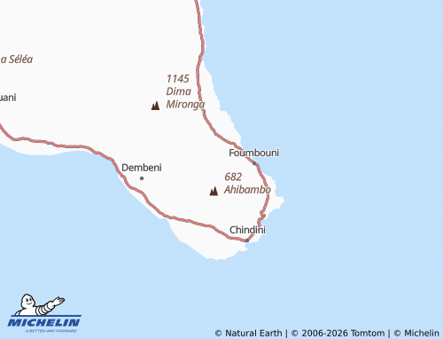 MICHELIN Mlalouankoudjou map - ViaMichelin