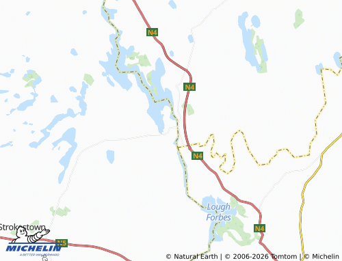Mapa MICHELIN Rooskey - ViaMichelin