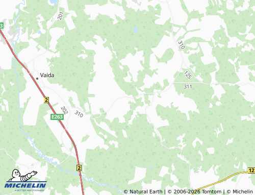 MICHELIN-Landkarte Urvaste - ViaMichelin