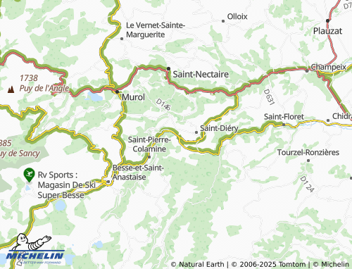 Carte MICHELIN Le Cheix - ViaMichelin