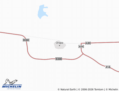 MICHELIN Orapa map - ViaMichelin