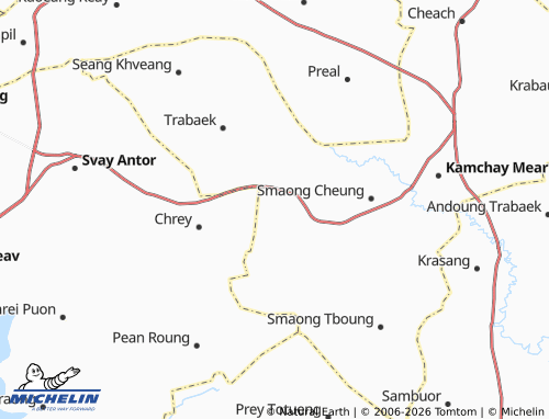 Mapa MICHELIN Doun Koeng - ViaMichelin