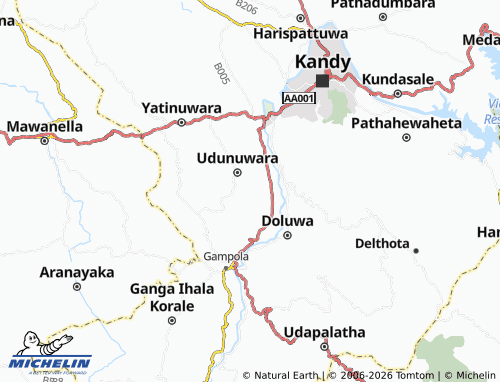 MICHELIN Ihala Pethiyagoda map - ViaMichelin