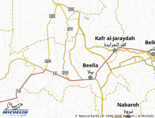 Carte MICHELIN Hadhiq - ViaMichelin