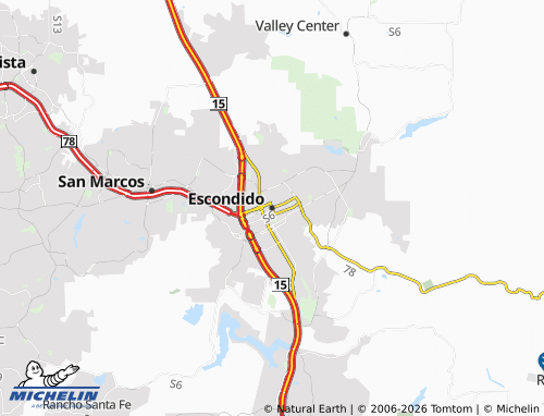 Mappa MICHELIN Escondido - ViaMichelin