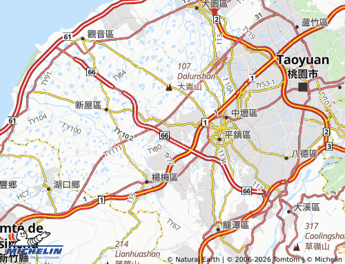 MICHELIN Cioucuo map - ViaMichelin