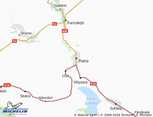 MICHELIN Piatra map - ViaMichelin