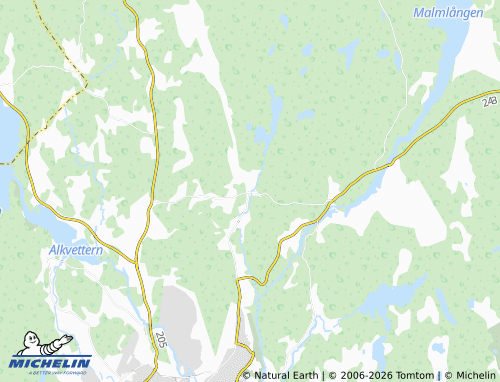 MICHELIN Granbergsdal map - ViaMichelin