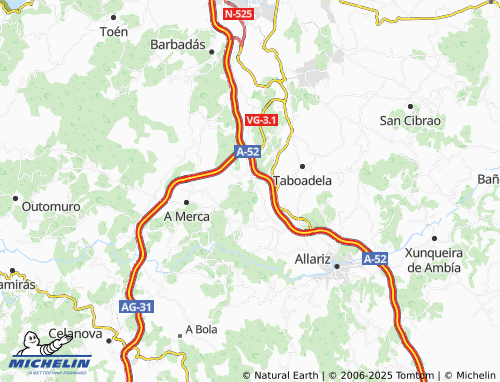 Carte MICHELIN Celeiros - ViaMichelin