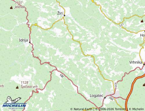 Carte MICHELIN Potok - ViaMichelin