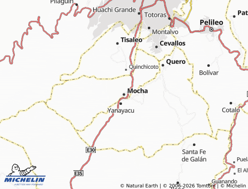 Mappa MICHELIN Mocha - ViaMichelin