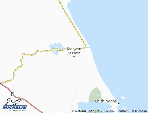 MICHELIN-Landkarte Tocuyo de La Costa - ViaMichelin