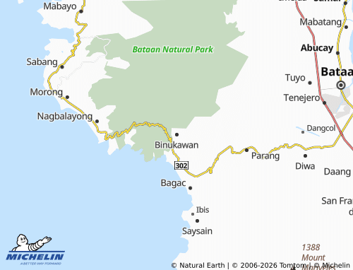 Mappa MICHELIN Binukawan - ViaMichelin