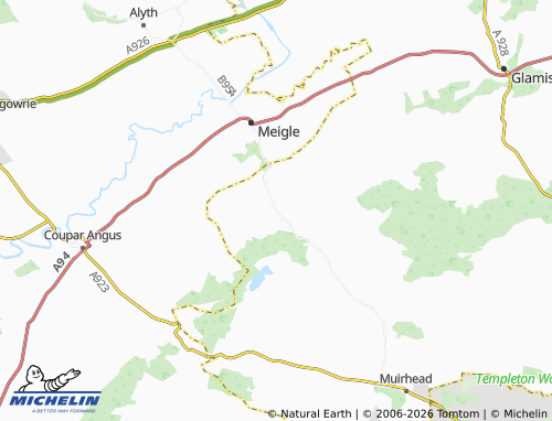 Carte MICHELIN Newtyle - ViaMichelin