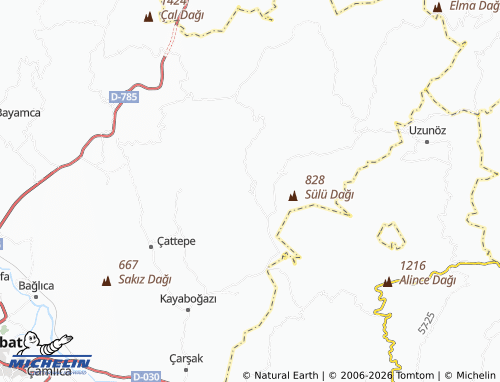 Mappa MICHELIN Çeşnigir - ViaMichelin