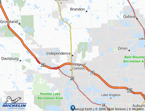 Mapa MICHELIN Independence - ViaMichelin