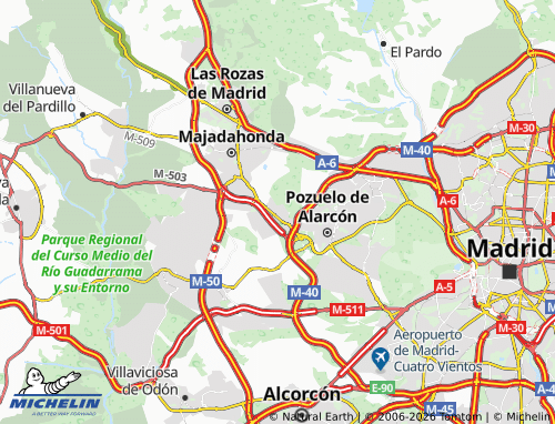 Carte MICHELIN Monte Claro - ViaMichelin