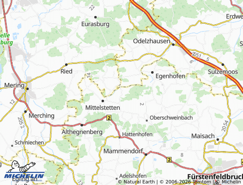 MICHELIN Vogach map - ViaMichelin