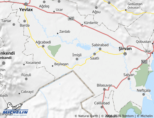 MICHELIN İmişli map - ViaMichelin