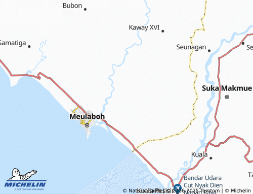 Carte MICHELIN Pasi Aceh Baroh - ViaMichelin