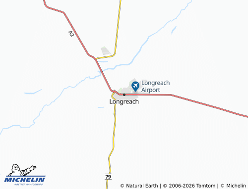 Mappa MICHELIN Longreach - ViaMichelin