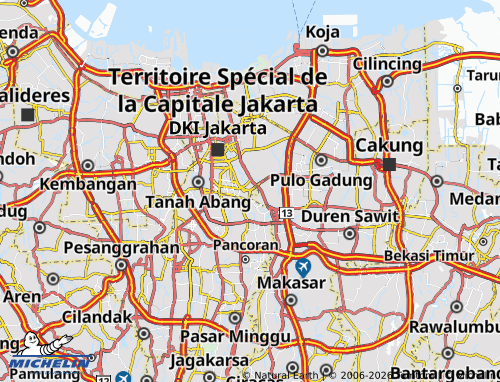 Mapa MICHELIN Pegangsaan - ViaMichelin