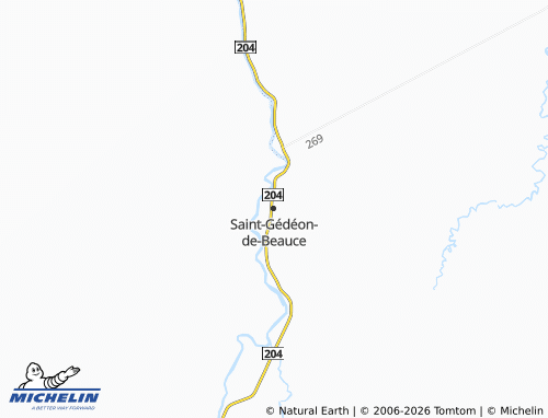 Mappa MICHELIN Saint-Gédéon-de-Beauce - ViaMichelin