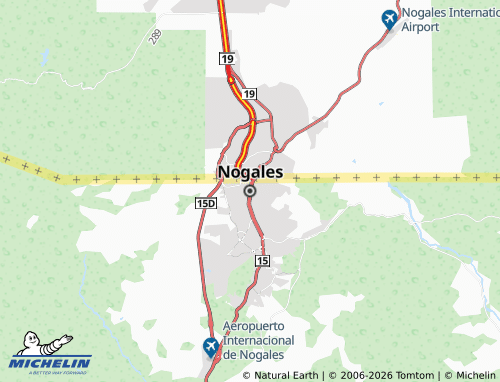 Carte MICHELIN Nogales - ViaMichelin
