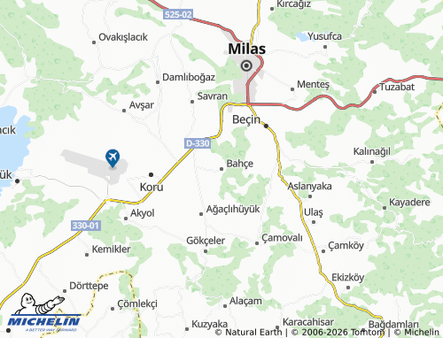 Kaart MICHELIN Bahçe - ViaMichelin