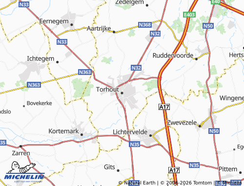 Mappa MICHELIN Torhout - ViaMichelin