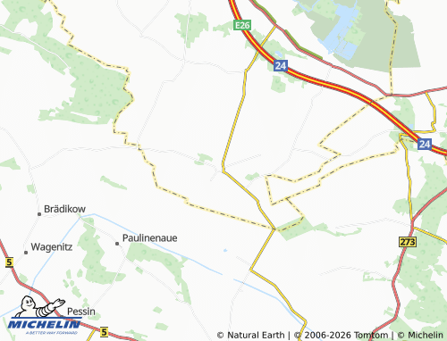 MICHELIN Königshorst map - ViaMichelin