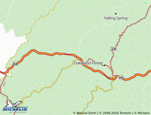 Mapa MICHELIN Callaghan - ViaMichelin