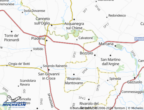 MICHELIN Tornata map - ViaMichelin