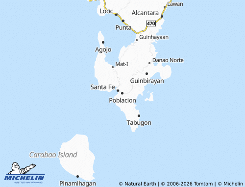 Mappa MICHELIN Poblacion - ViaMichelin