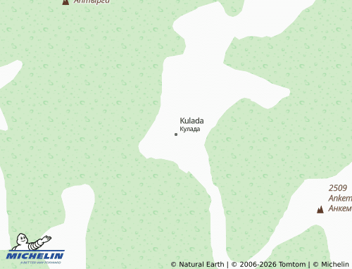MICHELIN-Landkarte Kulada - ViaMichelin