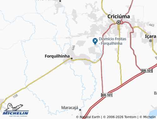 Mapa MICHELIN Saturno - ViaMichelin