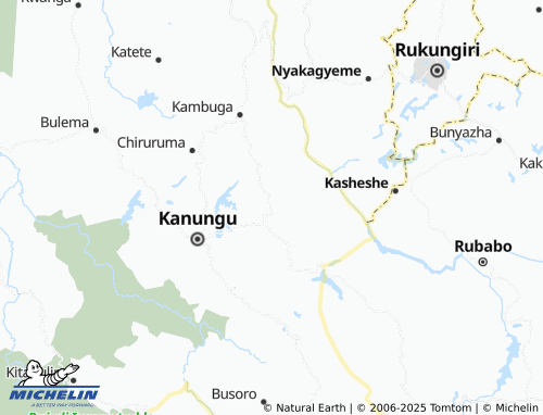 MICHELIN Rugyeyo map - ViaMichelin