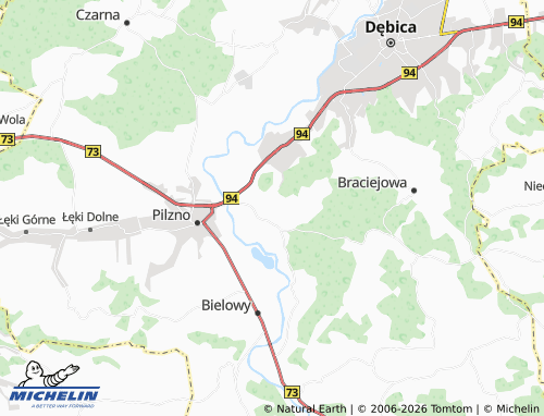 MICHELIN Dobrków map - ViaMichelin
