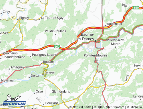 Mappa MICHELIN Fourbanne - ViaMichelin
