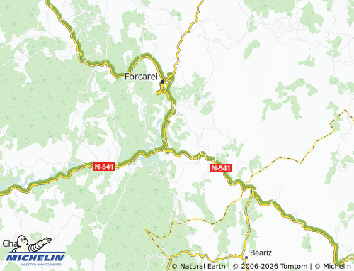 MICHELIN Acivedo map - ViaMichelin