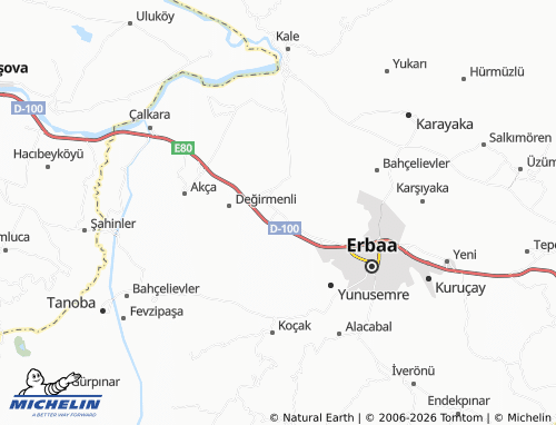 Mappa MICHELIN Evyaba - ViaMichelin