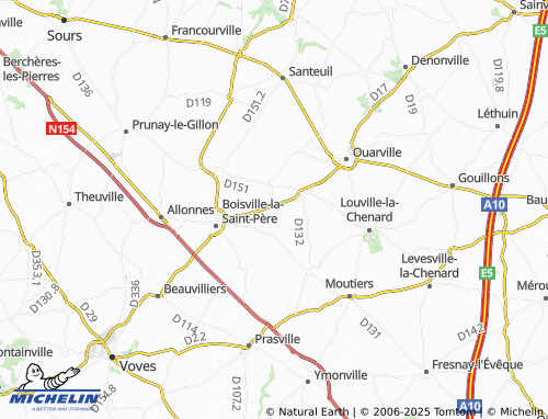 Mapa MICHELIN Villeneuve-Languedoc - ViaMichelin