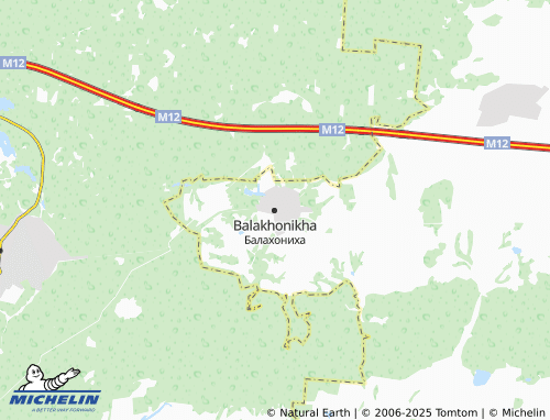MICHELIN-Landkarte Balakhonikha - ViaMichelin
