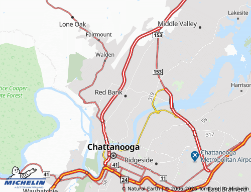 Mapa MICHELIN Red Bank - ViaMichelin