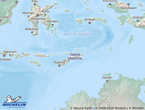 MICHELIN Timor-Leste map - ViaMichelin