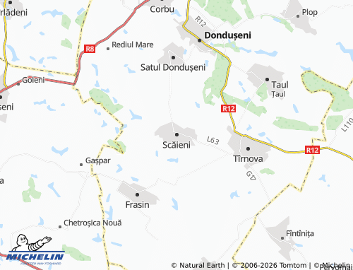 MICHELIN Scăieni map - ViaMichelin