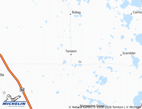 Carte MICHELIN Tansem - ViaMichelin