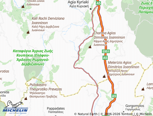 Carte MICHELIN Nea Mousiotitsa - ViaMichelin