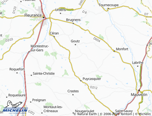 Carte MICHELIN Taybosc - ViaMichelin